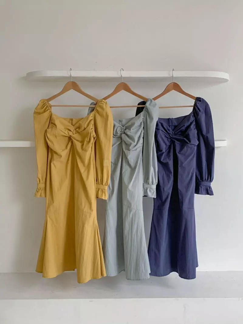 Vincent - Korean Women Fashion - #momslook - Twist One-piece - 4