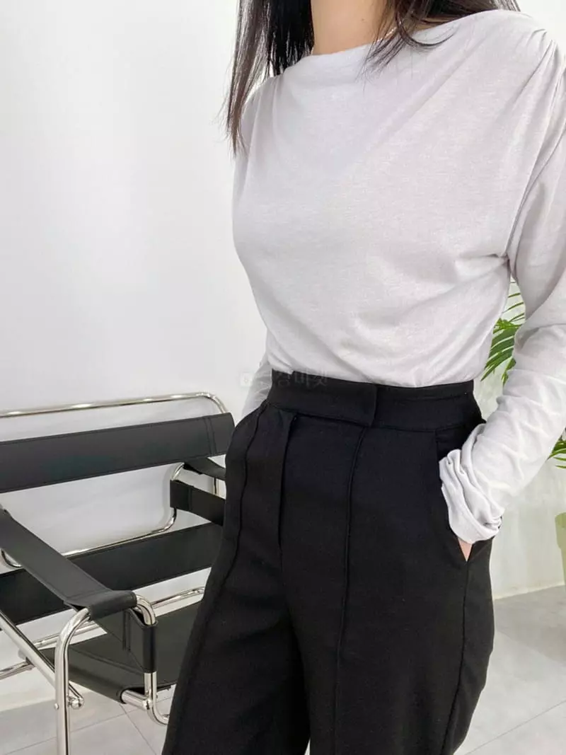 Winsome - Korean Women Fashion - #momslook - Ob Tee - 2