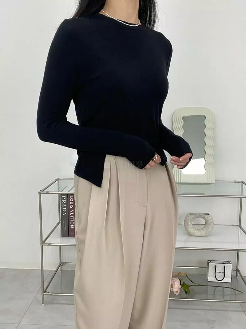 Winsome - Korean Women Fashion - #momslook - Tabi Tee - 2