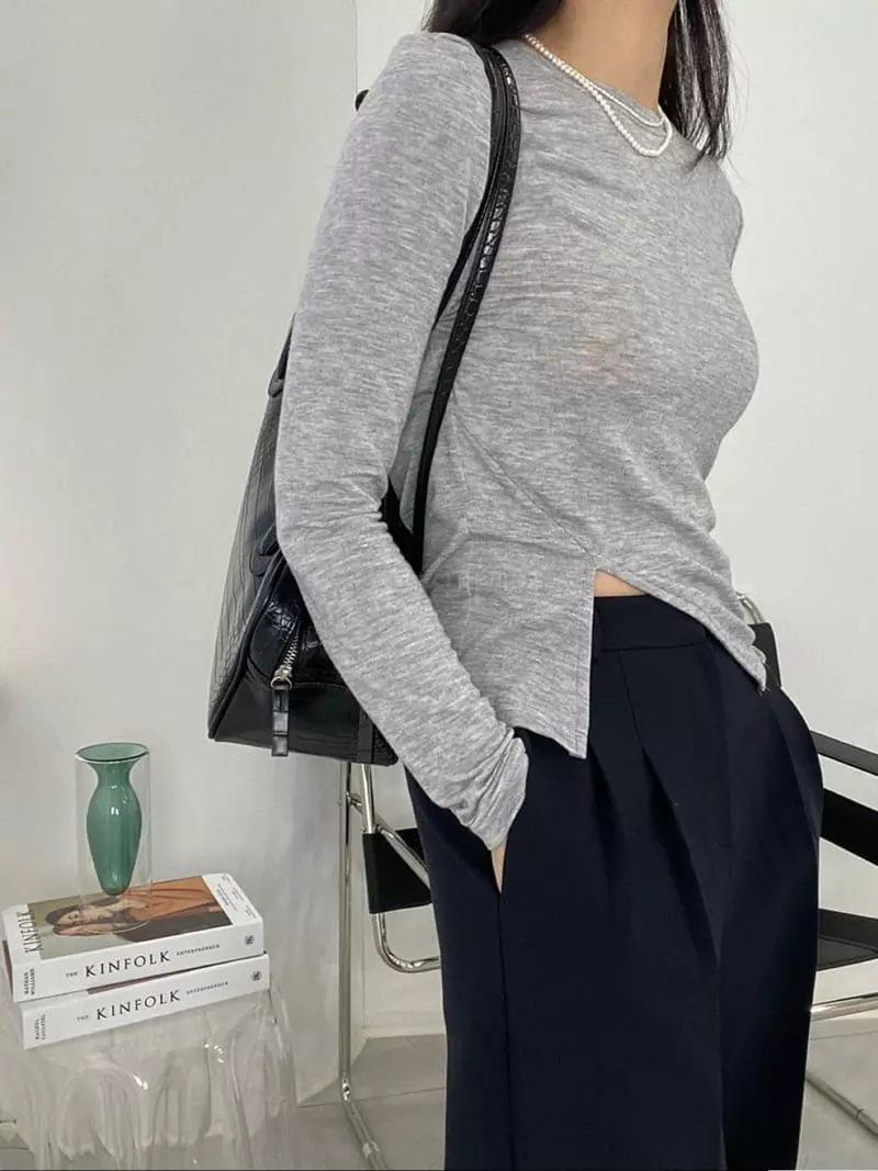 Winsome - Korean Women Fashion - #womensfashion - Tabi Tee - 4