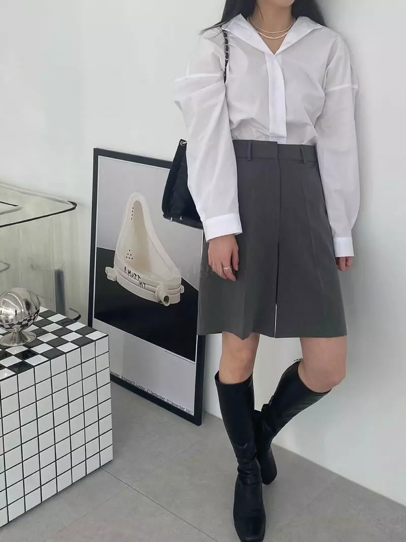 Winsome - Korean Women Fashion - #thatsdarling - Miw Shirt - 4