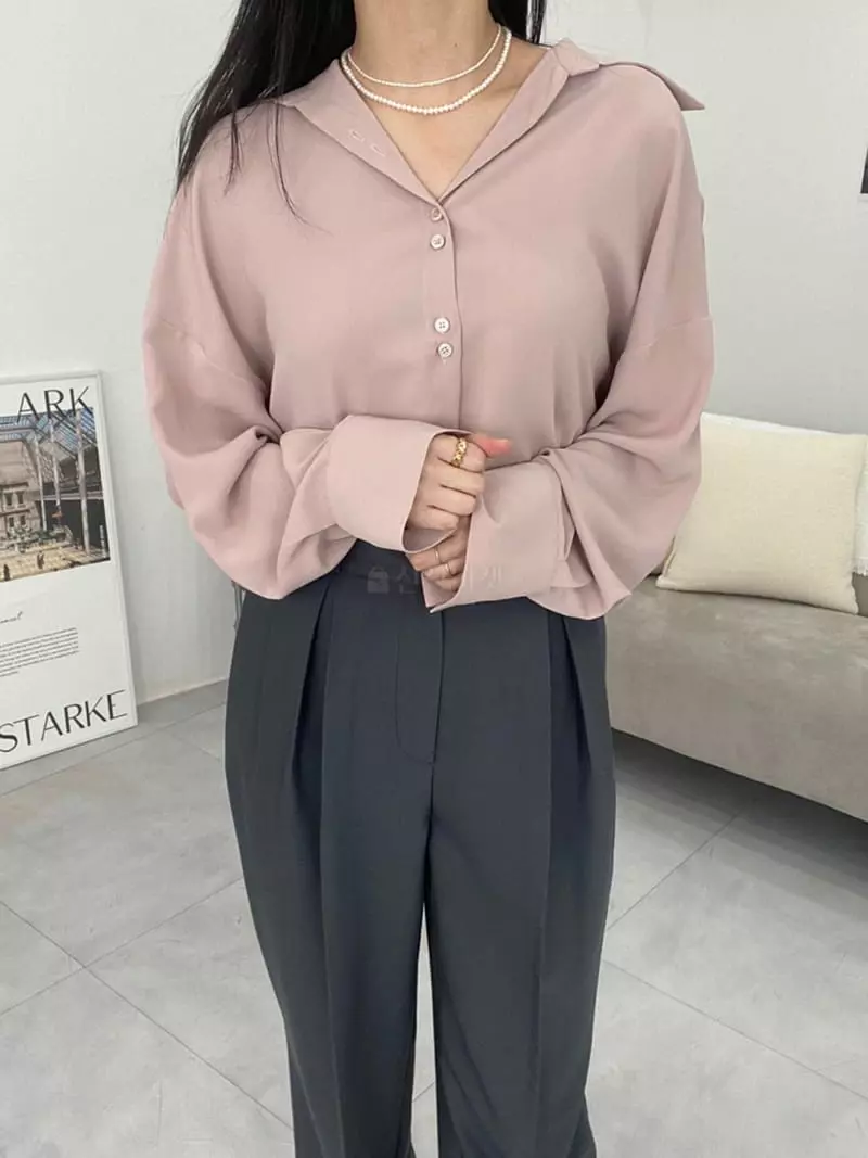 Winsome - Korean Women Fashion - #womensfashion - Chick Shirt - 7