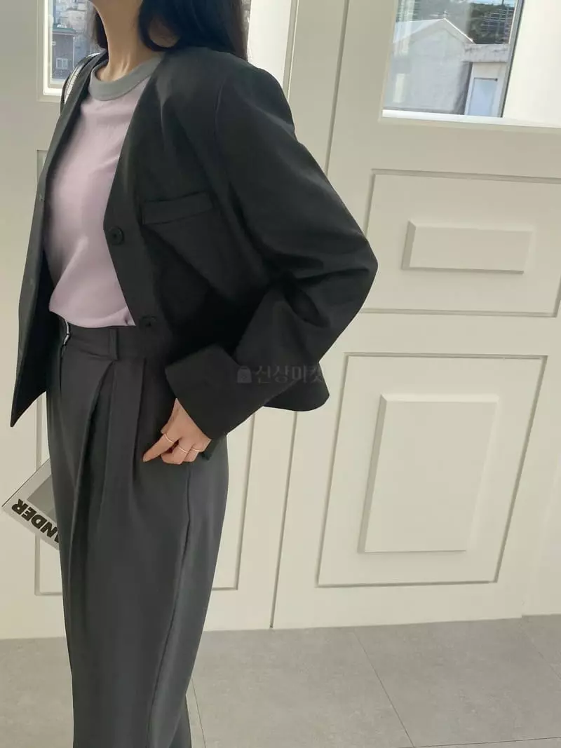Winsome - Korean Women Fashion - #momslook - And Yu Jacket - 4