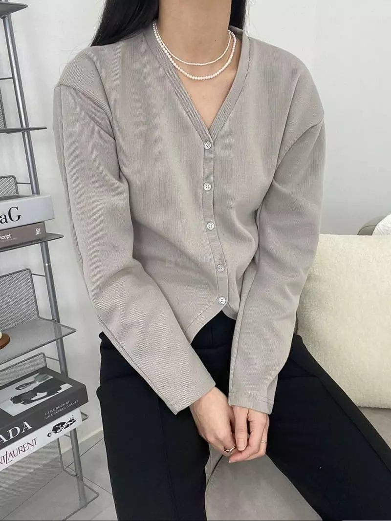 Winsome - Korean Women Fashion - #momslook - Palace Cardigan - 4