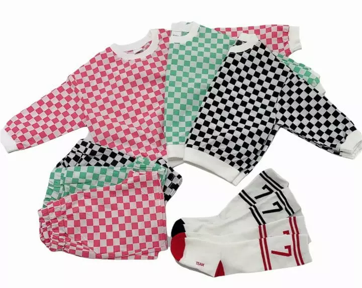 With I - Korean Children Fashion - #Kfashion4kids - Sharp Top Bottom Set - 9
