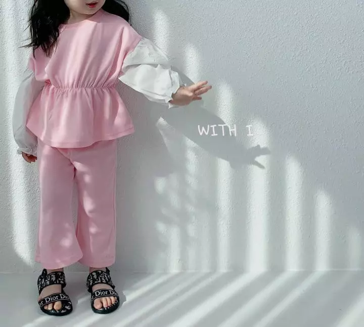 With I - Korean Children Fashion - #Kfashion4kids - Blouse Top Bottom Set - 7