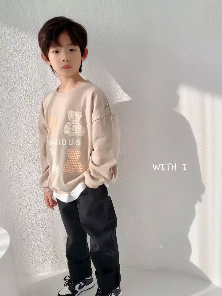 With I - Korean Children Fashion - #childofig - Bear Sweatshirt - 5