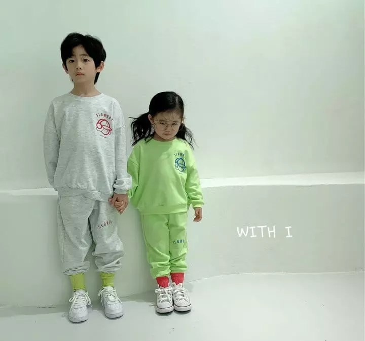 With I - Korean Children Fashion - #childrensboutique - Slow Boy Top Bottom Set - 3