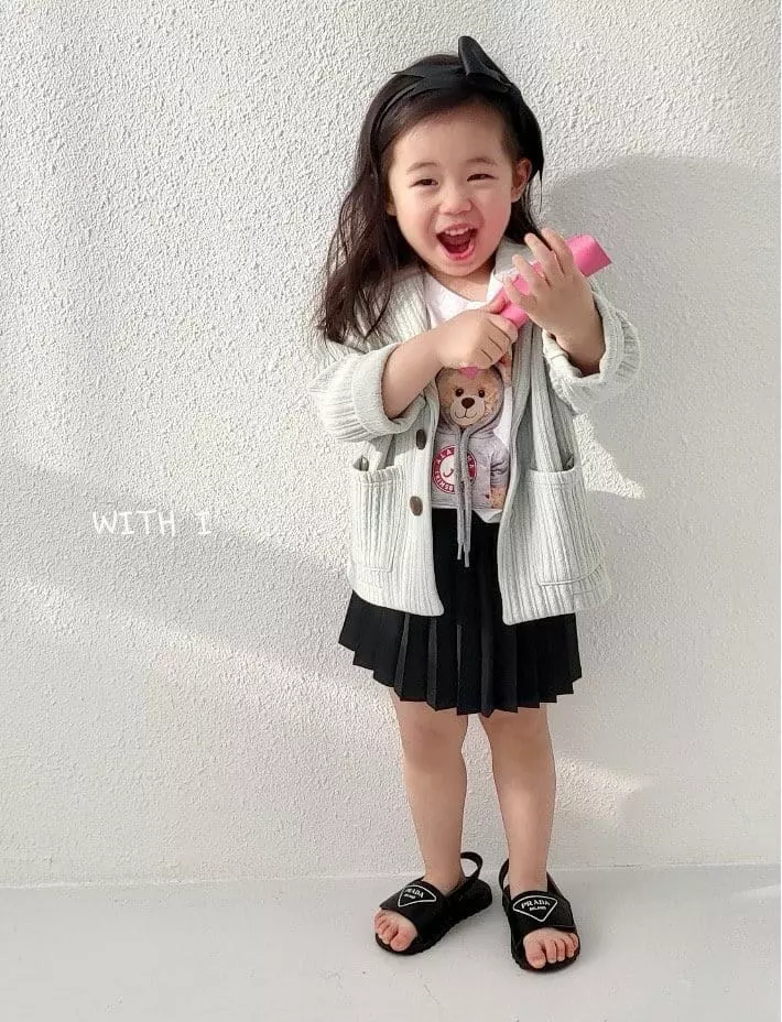With I - Korean Children Fashion - #childrensboutique - Bear Tee - 7