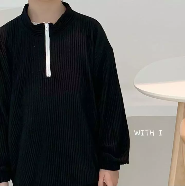 With I - Korean Children Fashion - #discoveringself - Wrinkle Anorak Top Bottom Set - 6