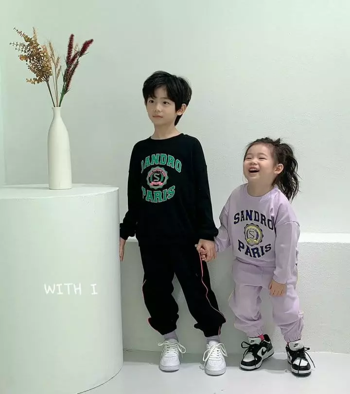 With I - Korean Children Fashion - #discoveringself - Sandro Top Bottom Set - 3