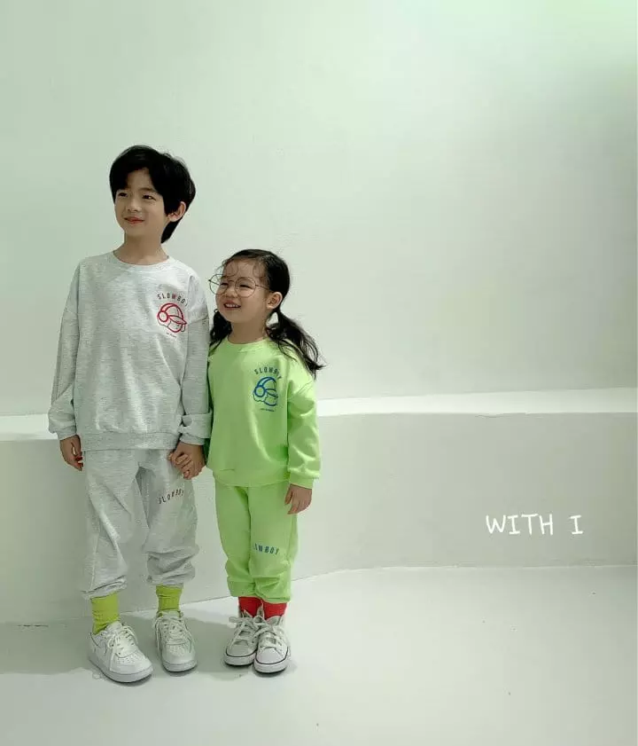 With I - Korean Children Fashion - #fashionkids - Slow Boy Top Bottom Set - 6