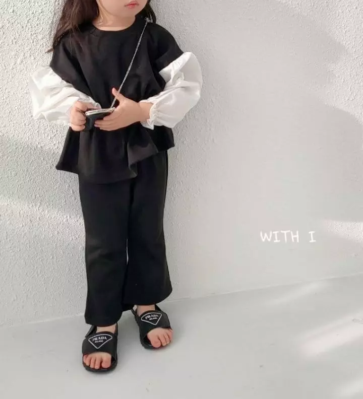 With I - Korean Children Fashion - #fashionkids - Blouse Top Bottom Set - 4