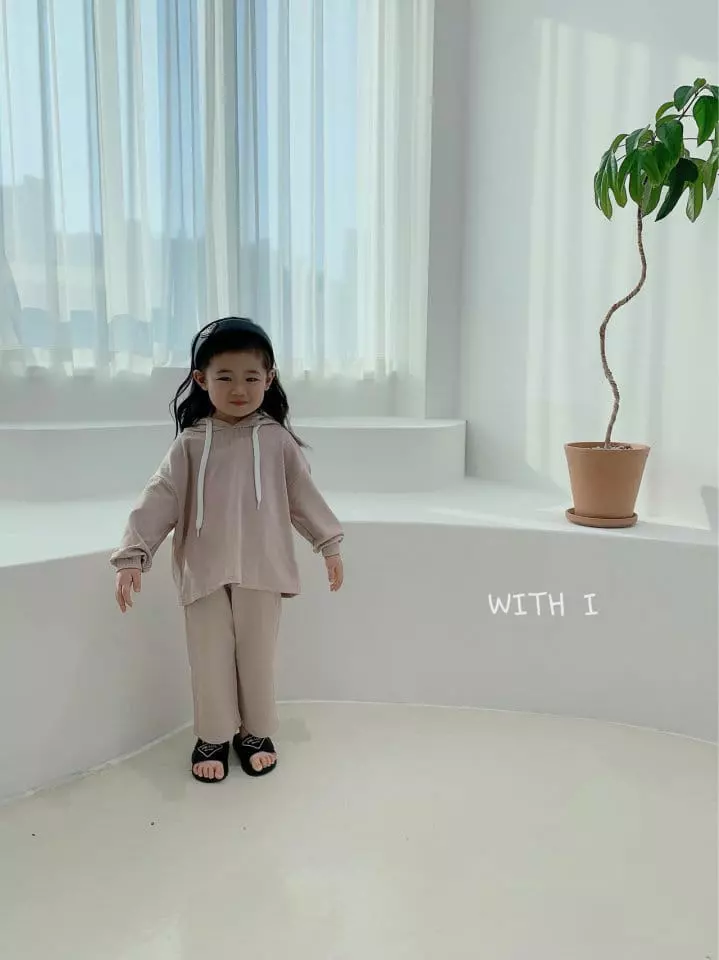 With I - Korean Children Fashion - #kidsshorts - Knit Hoody Top Bottom Set - 3