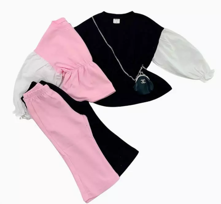 With I - Korean Children Fashion - #littlefashionista - Blouse Top Bottom Set - 8