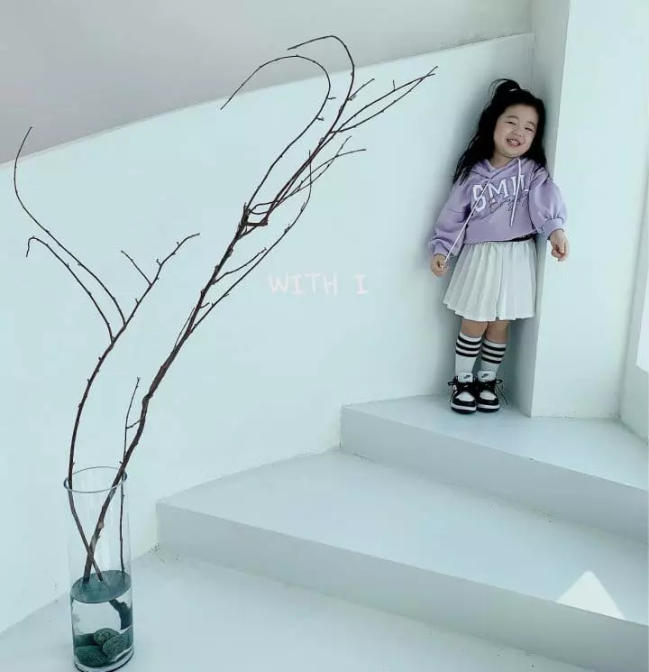 With I - Korean Children Fashion - #littlefashionista - Smile Hoody Tee - 6