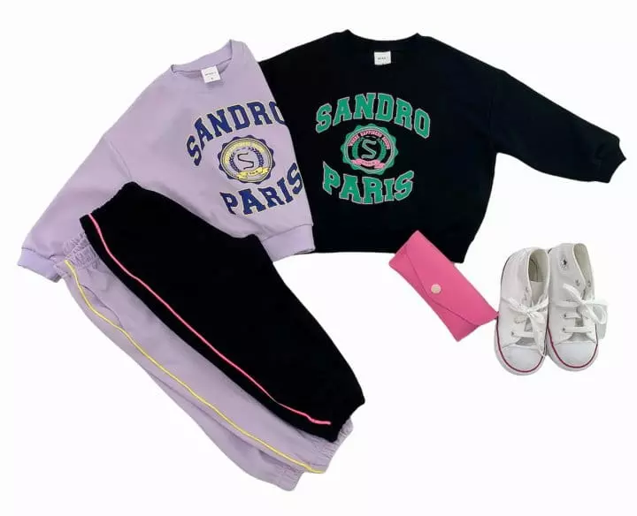 With I - Korean Children Fashion - #magicofchildhood - Sandro Top Bottom Set - 10