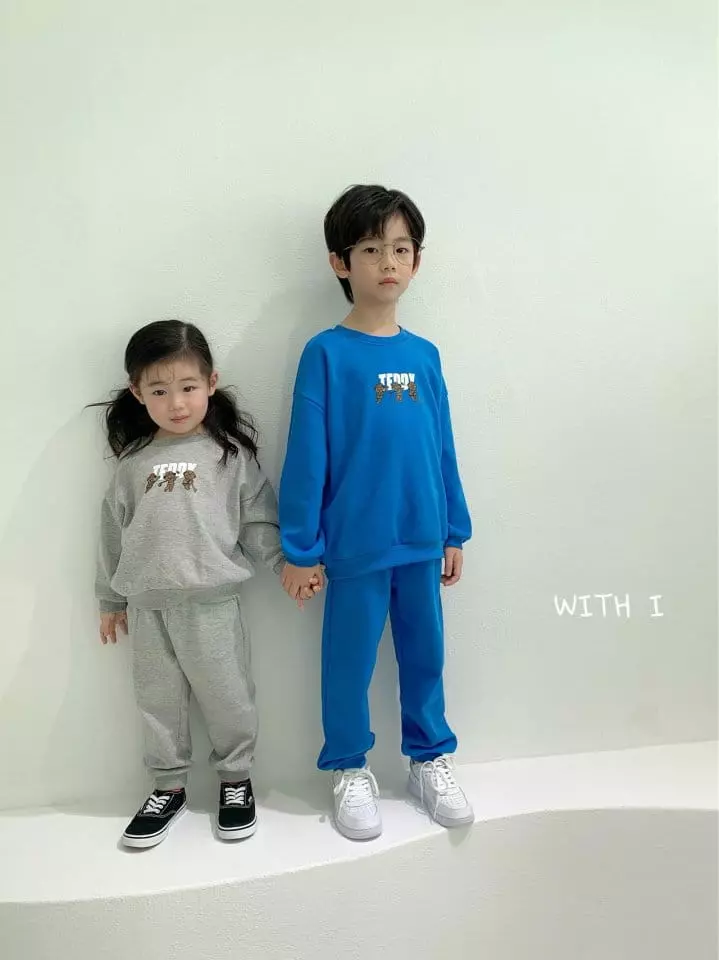 With I - Korean Children Fashion - #minifashionista - Teddy Top Bottom Set