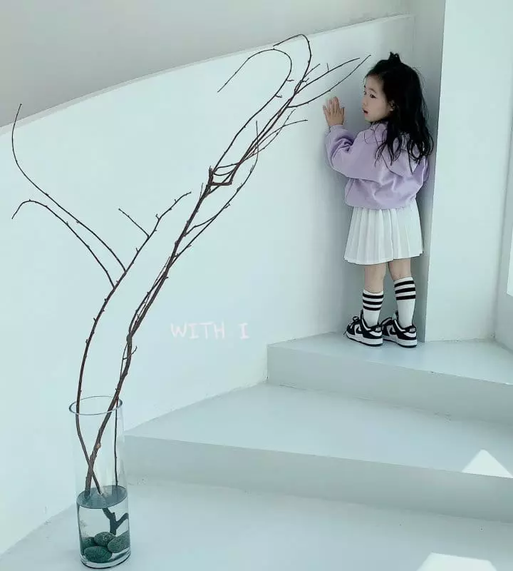 With I - Korean Children Fashion - #minifashionista - Smile Hoody Tee - 8