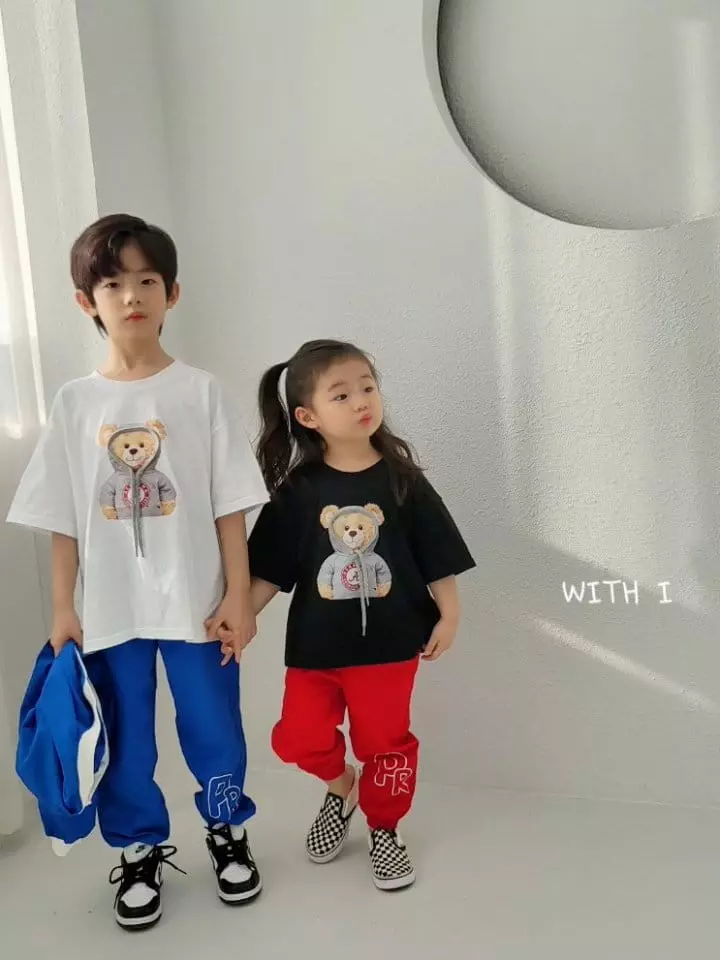 With I - Korean Children Fashion - #minifashionista - Bear Tee - 3