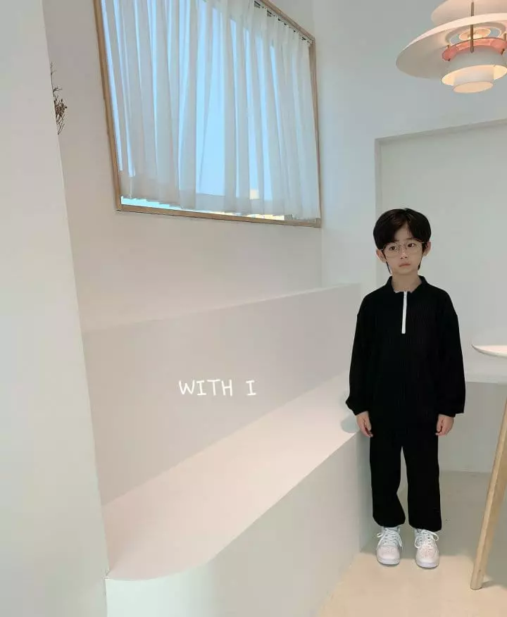 With I - Korean Children Fashion - #toddlerclothing - Wrinkle Anorak Top Bottom Set