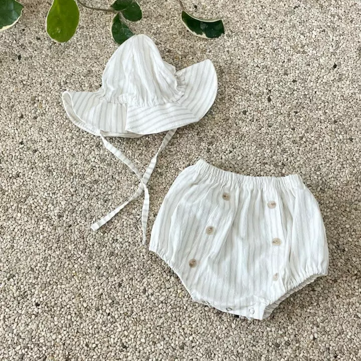 Woodie - Korean Baby Fashion - #babyboutique - Button Bloomer - 6