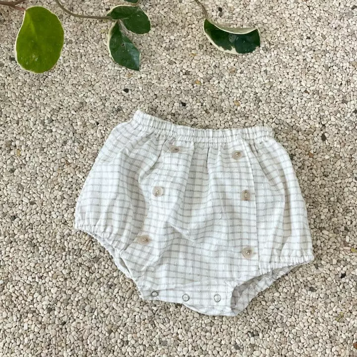 Woodie - Korean Baby Fashion - #babyoutfit - Button Bloomer - 2