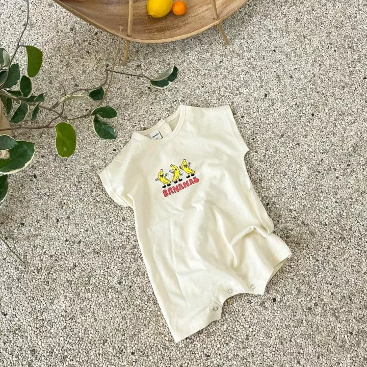 Woodie - Korean Baby Fashion - #babywear - Banana Bodysuit