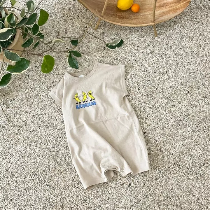 Woodie - Korean Baby Fashion - #onlinebabyboutique - Banana Bodysuit - 2