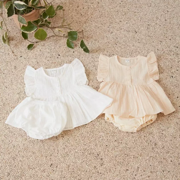 Woodie - Korean Baby Fashion - #onlinebabyboutique - Jenny Blouse - 7