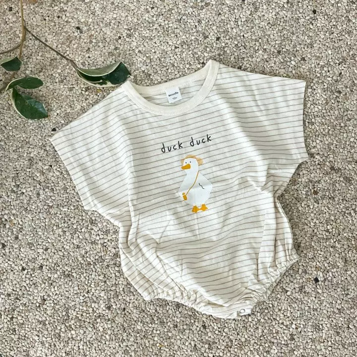 Woodie - Korean Baby Fashion - #onlinebabyshop - Picnic Bodysuit - 2