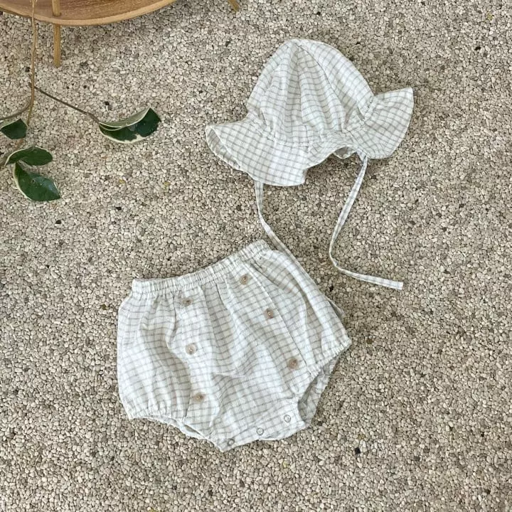 Woodie - Korean Baby Fashion - #onlinebabyshop - Button Bloomer - 5