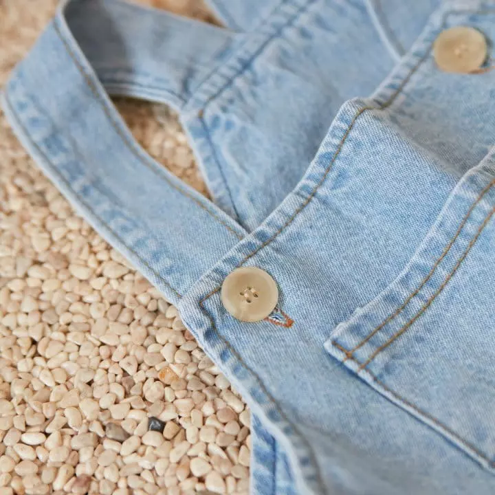 Woodie - Korean Children Fashion - #discoveringself - Denim Dungarees Pants