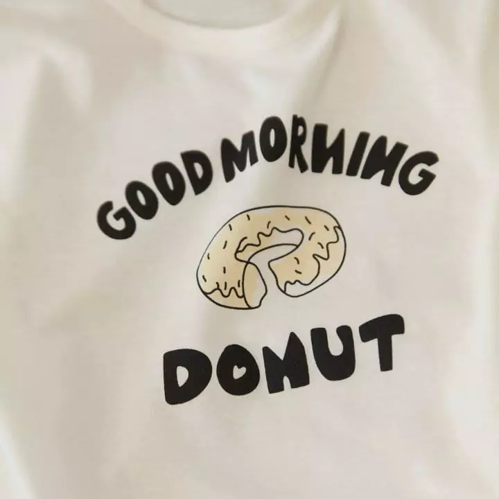 Woodie - Korean Children Fashion - #discoveringself - Donut Tee - 4