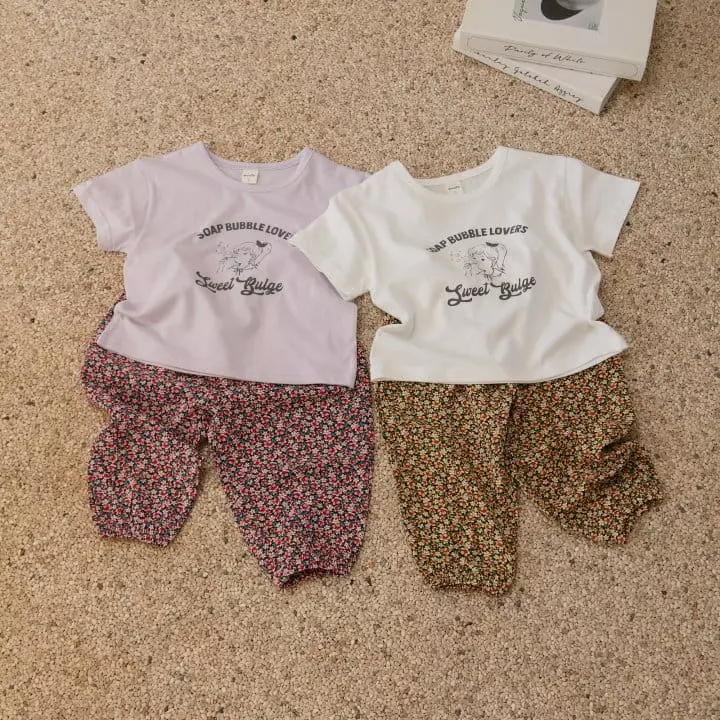 Woodie - Korean Children Fashion - #minifashionista - Flower Pants - 8