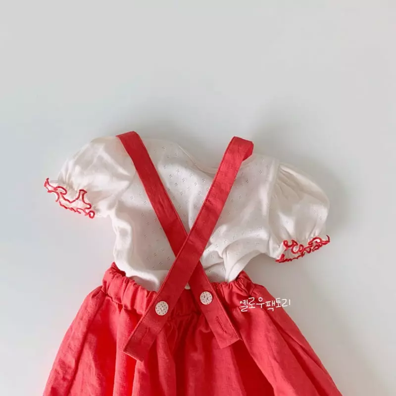 Yellow Factory - Korean Children Fashion - #childofig - Dot One-piece - 11