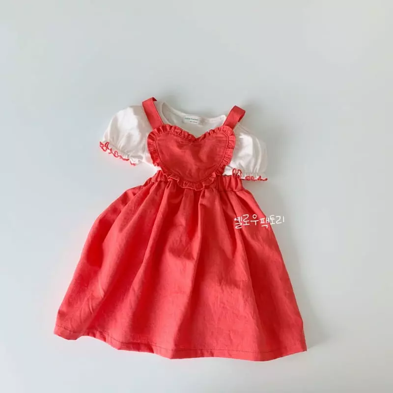 Yellow Factory - Korean Children Fashion - #childofig - Dot One-piece - 12