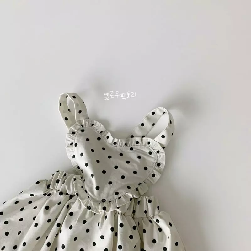 Yellow Factory - Korean Children Fashion - #kidsshorts - Dot One-piece - 4