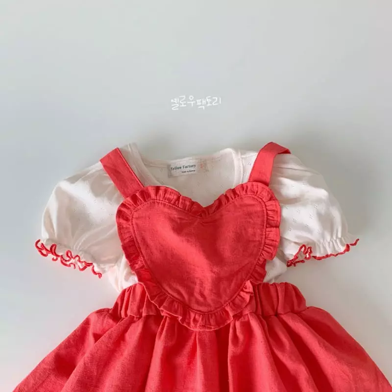 Yellow Factory - Korean Children Fashion - #prettylittlegirls - Dot One-piece - 10