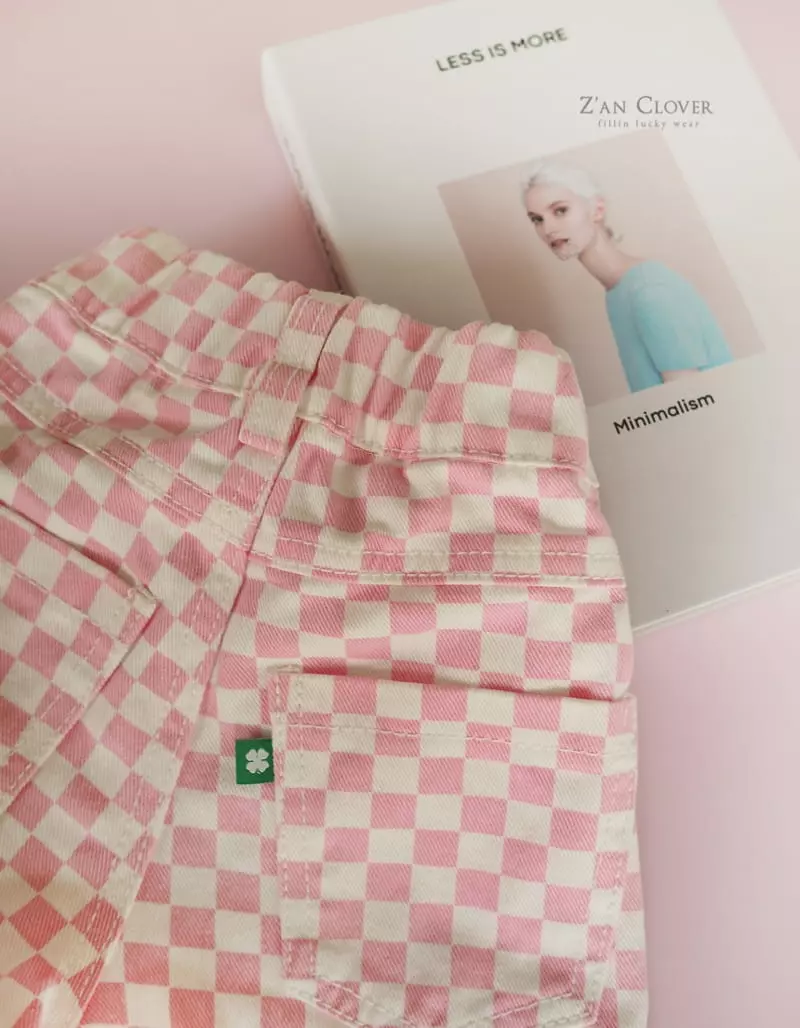 Zan Clover - Korean Children Fashion - #Kfashion4kids - Checker Shorts - 9