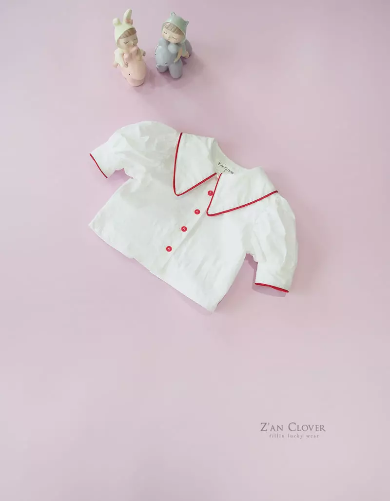 Zan Clover - Korean Children Fashion - #childofig - Concon Blouse - 5