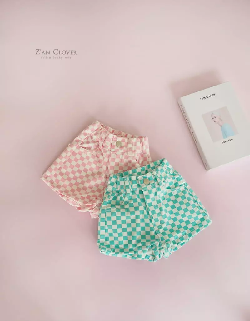 Zan Clover - Korean Children Fashion - #fashionkids - Checker Shorts - 5