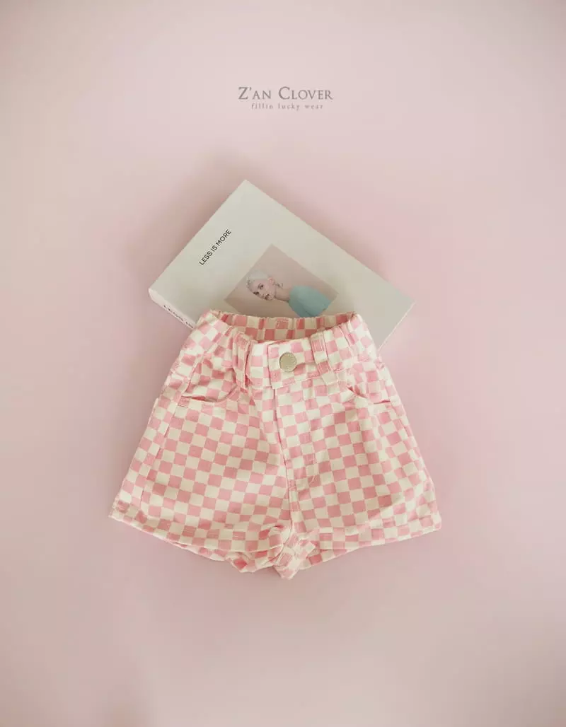 Zan Clover - Korean Children Fashion - #kidsshorts - Checker Shorts - 6