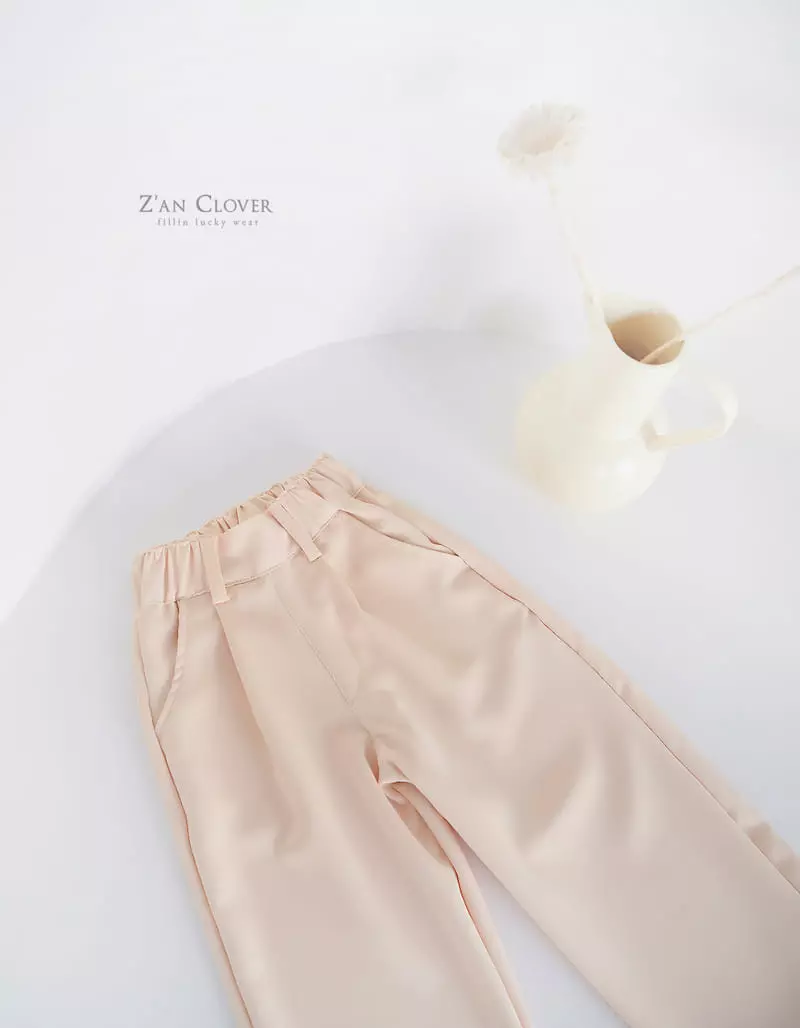 Zan Clover - Korean Children Fashion - #kidsstore - Macaroon Pants - 2