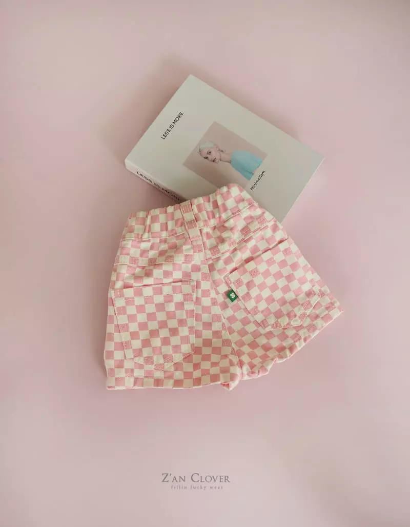 Zan Clover - Korean Children Fashion - #kidzfashiontrend - Checker Shorts - 8