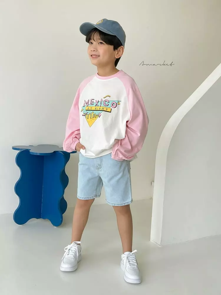a-Market - Korean Children Fashion - #discoveringself - Denim Shorts - 5