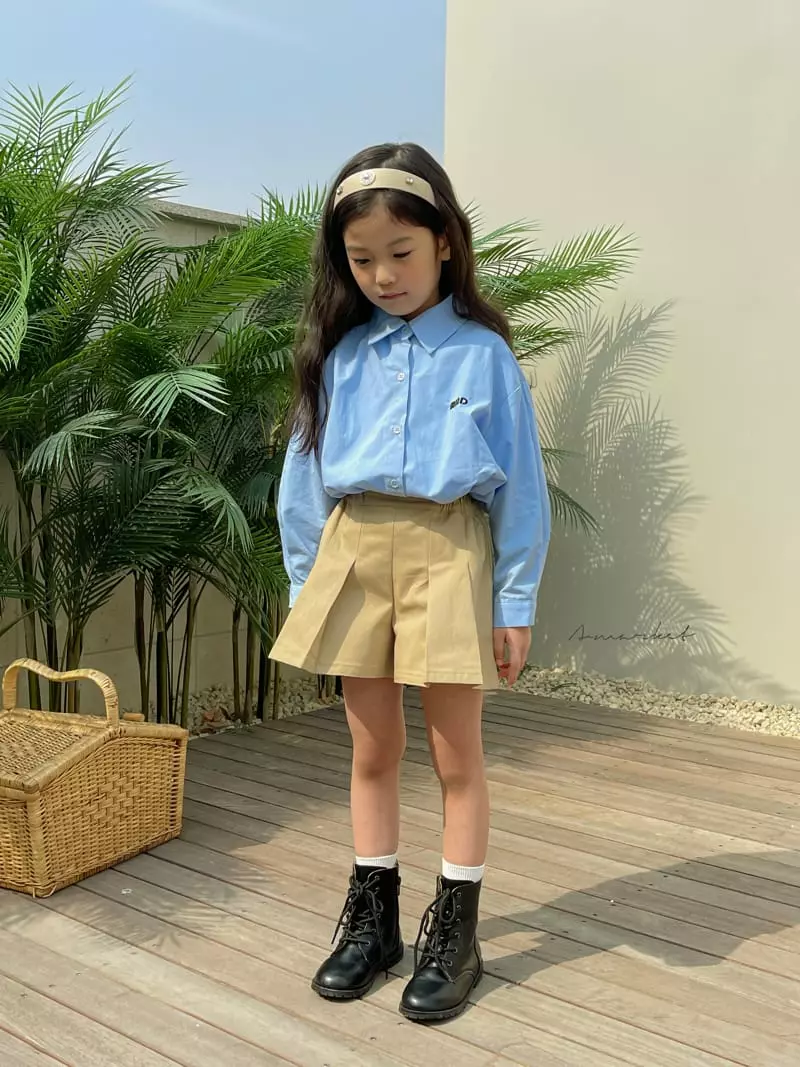 a-Market - Korean Children Fashion - #kidsstore - Wrinkle Skirt Pants - 5