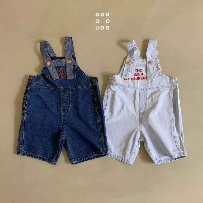go;u - Korean Children Fashion - #kidzfashiontrend - Denim Dungarees