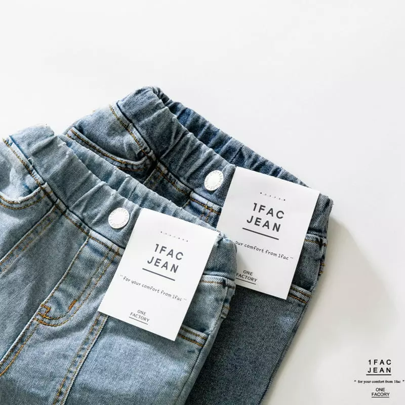 1 Fac - Korean Children Fashion - #Kfashion4kids - Slit Ston Straight Jeans - 11