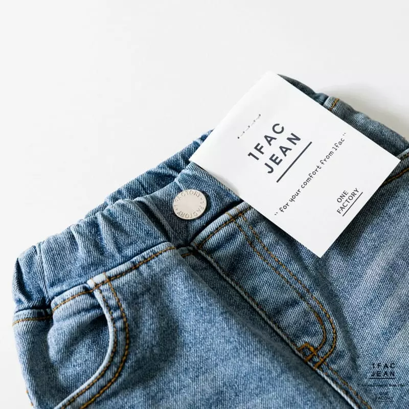 1 Fac - Korean Children Fashion - #Kfashion4kids - Summer Vintage Jeans - 2